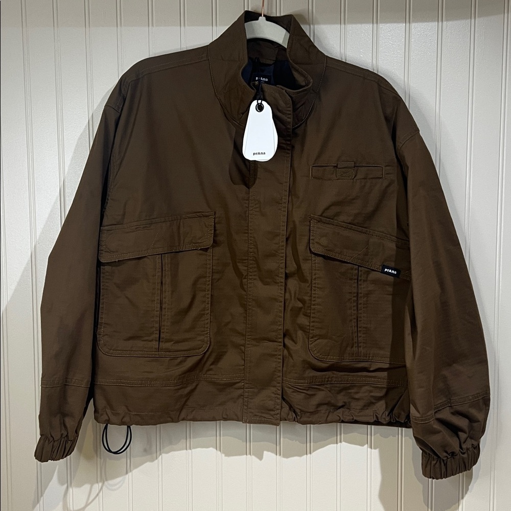 NWT PRANA Women’s palisades ripstop jacket Rich Earth Size Small - Picture 2 of 12